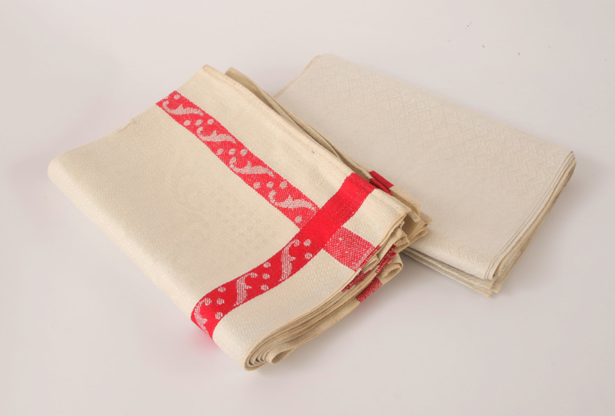 Oklippta handdukar 2 längder