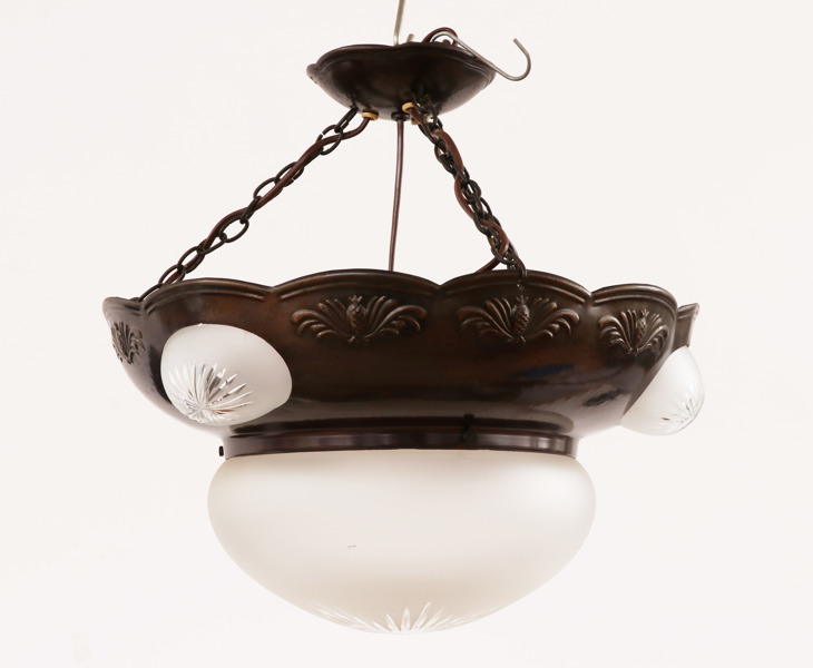 Taklampa, jugend, 1900-talets början