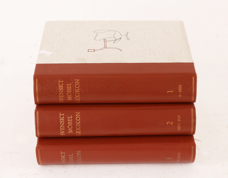 3 band, "Svenskt Möbellexikon", 1960-tal