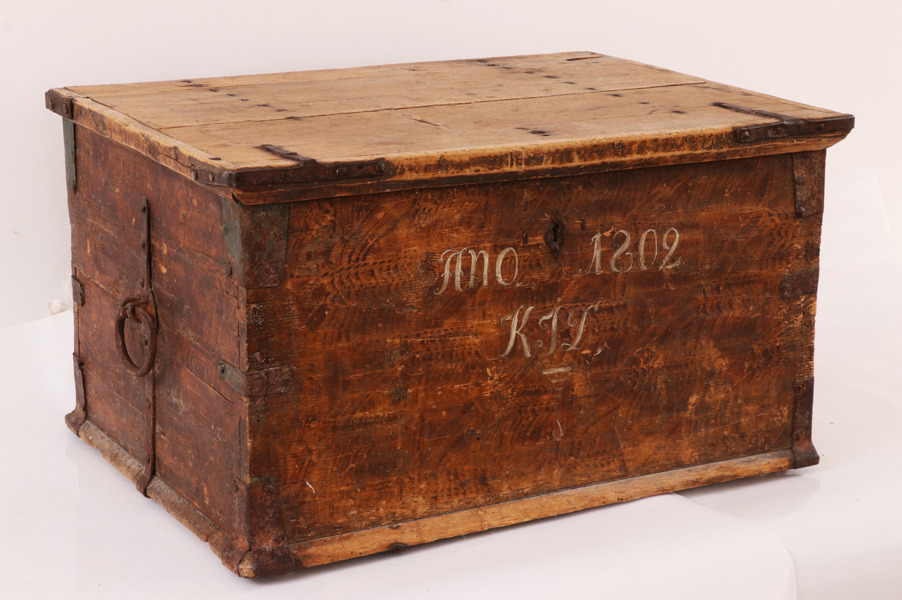 Kista, allmoge, daterad 1802