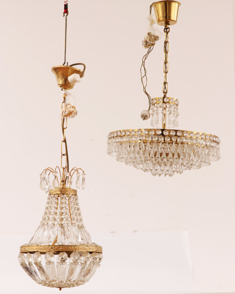 Taklampor 2st, 1900-talets andra hälft