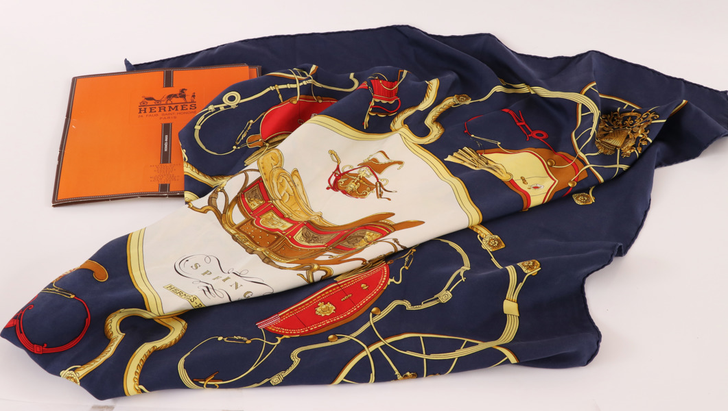 Scarf, "Springs", Hermès, Paris