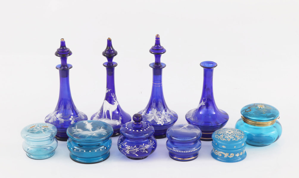 Glas 10 delar, omkring år 1900