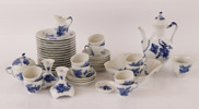 Kaffeservis, "Blå blomster", Royal Copenhagen