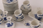 Kaffeservis, "Blå blomster", Royal Copenhagen