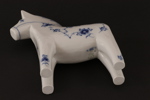 Dalahäst, "Musselmalet", Royal Copenhagen, Danmark