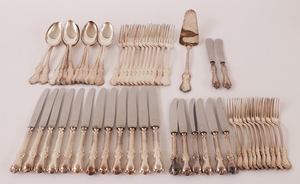 Bestickuppsättning 55 delar, silver, "Olga"
