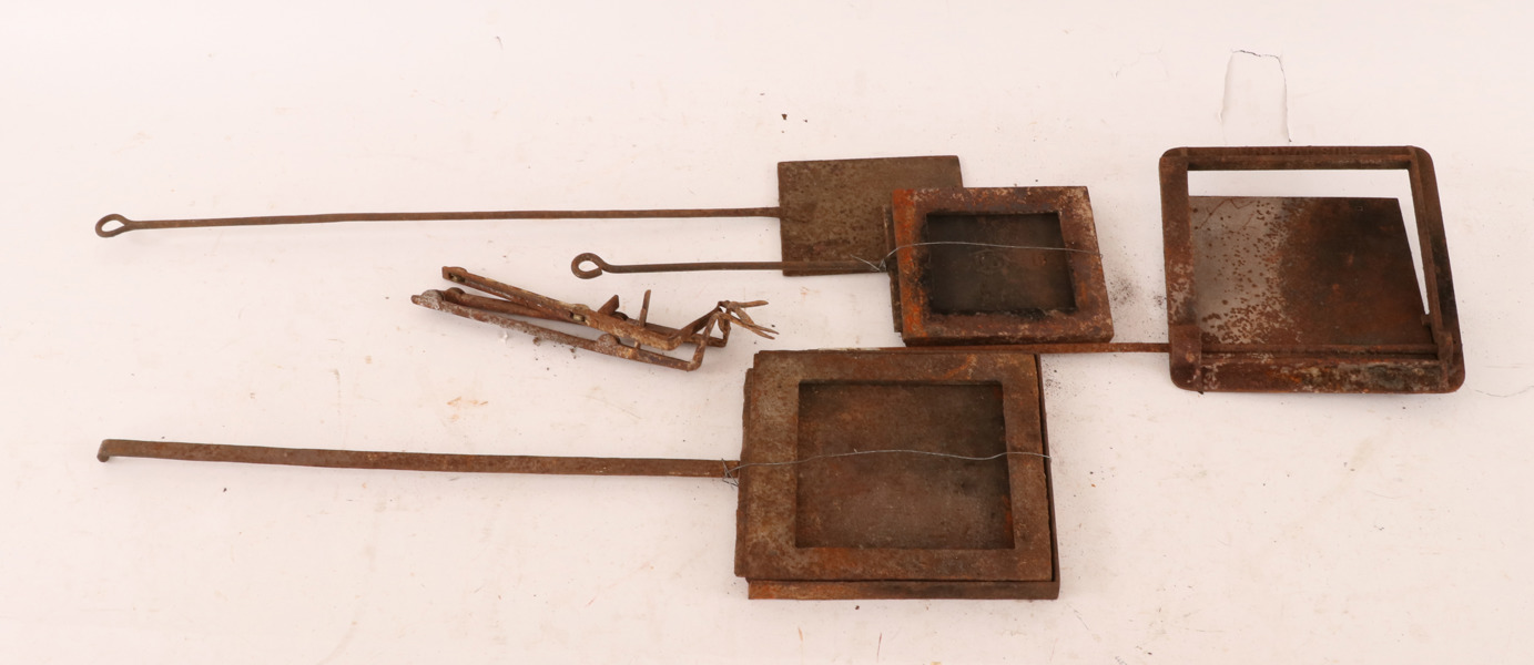 Spjäll 4st, 1800-tal