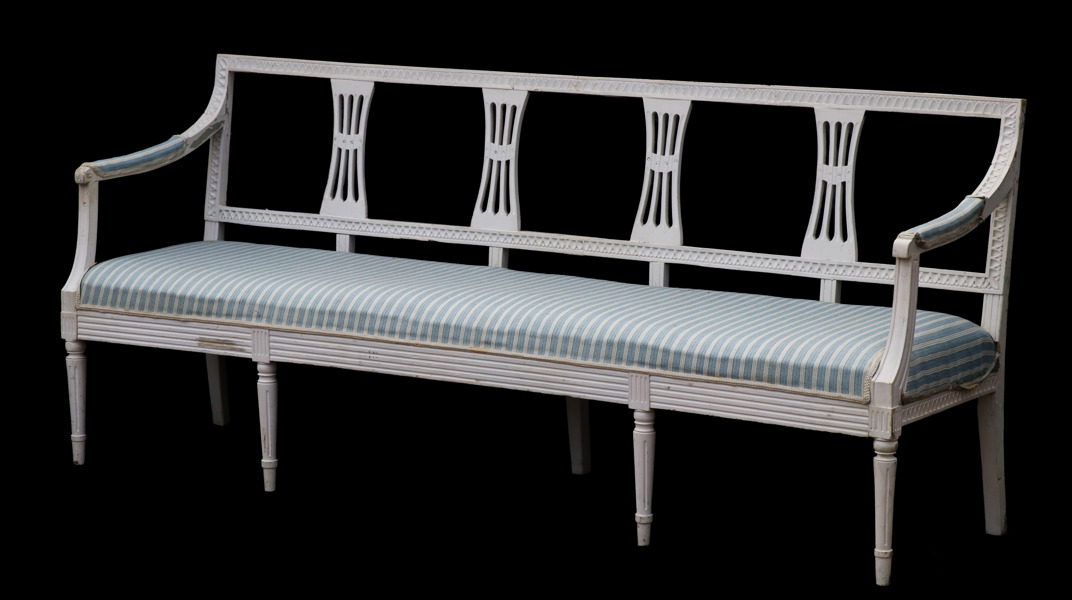 Soffa, gustaviansk, 1800-tal