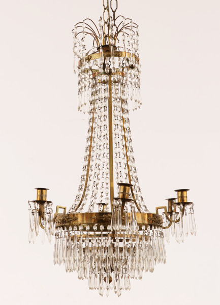 Ljuskrona, gustaviansk stil, 1800-tal