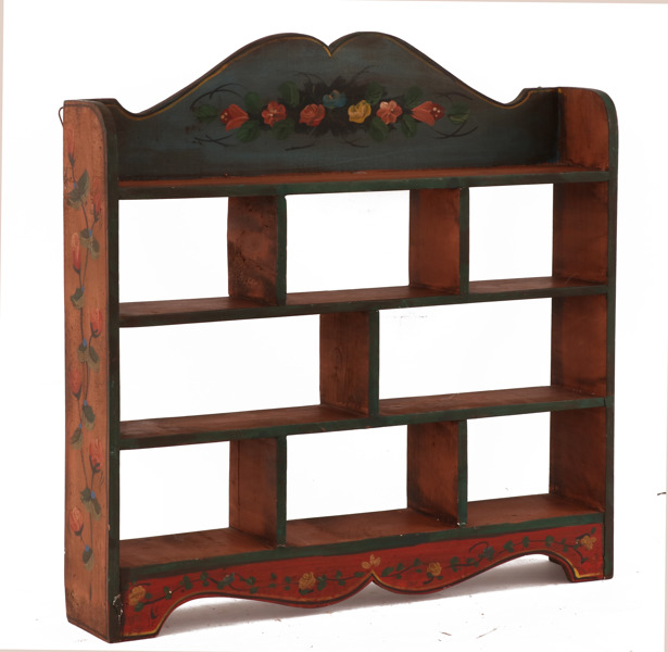 Vägghylla, allmogestil, 1900-tal