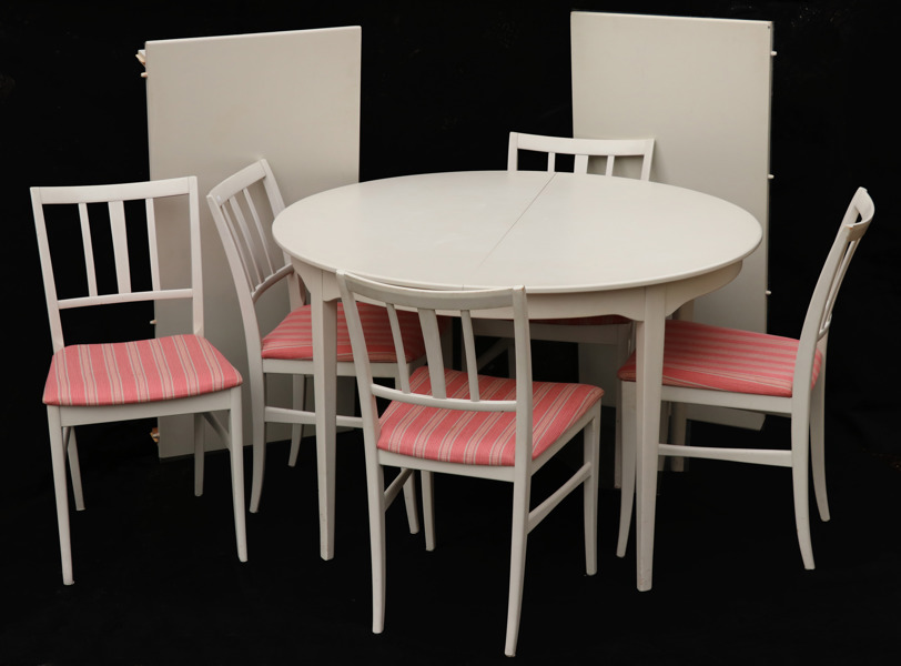 Matsalsmöblemang 6 delar, "Talavid", Carl Malmsten för Waggeryds Möbelfabrik