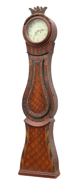 Golvur, gustaviansk allmoge, daterat 1831