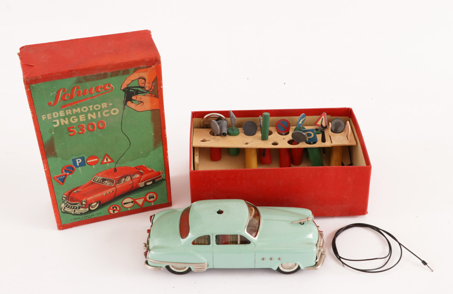 Fjärrstyrd bil, Schuco, "Federmotor-Ingenico 5300"