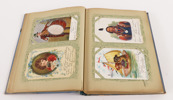 Album med ca.147st brevkort, 1900-talets början