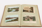 Brevkortsalbum med vykort och fotografier, ca.101st, tidigt 1900-tal