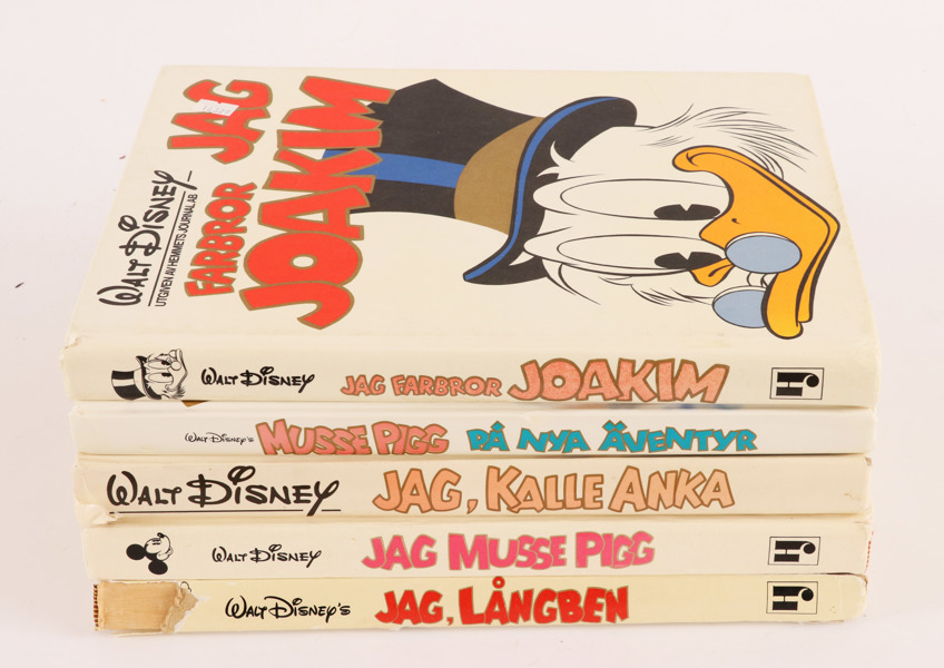 Böcker 5st, Walt Disney