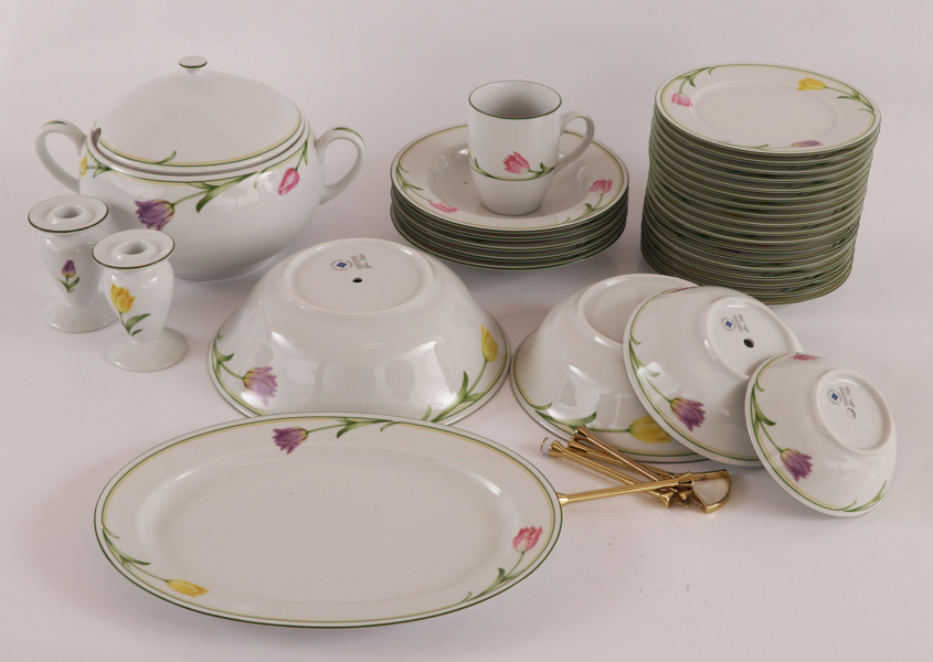 Matservis, "Tulpanfröjd", John Hiffe för Fyrklövern