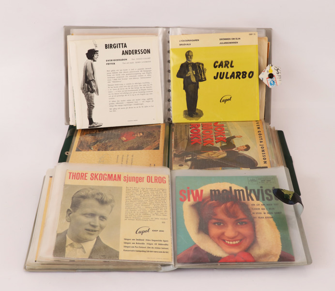 Album med EP-skivor och singlar 3st