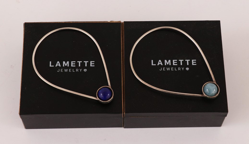 Armringar 2st, sterlingsilver, Lamette Jewelry