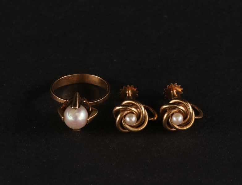 Smycken 3 delar, 18k