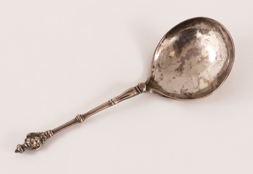 Supsked i silver, barockstil, 1863