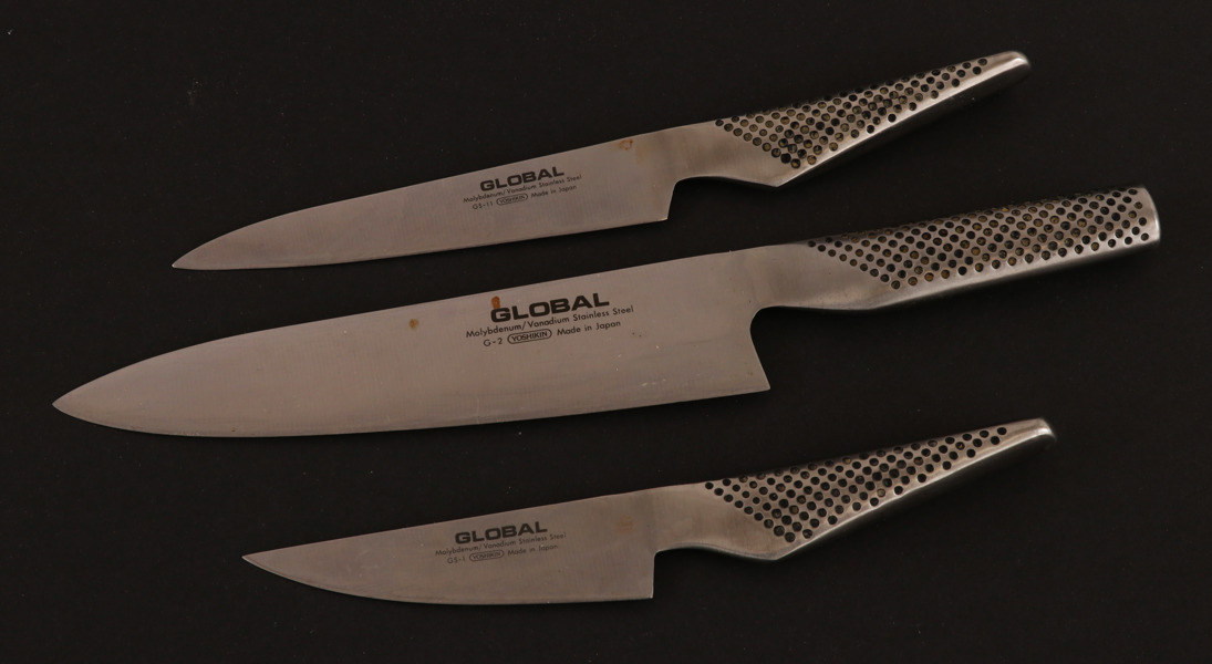 Köksknivar 3st, Global