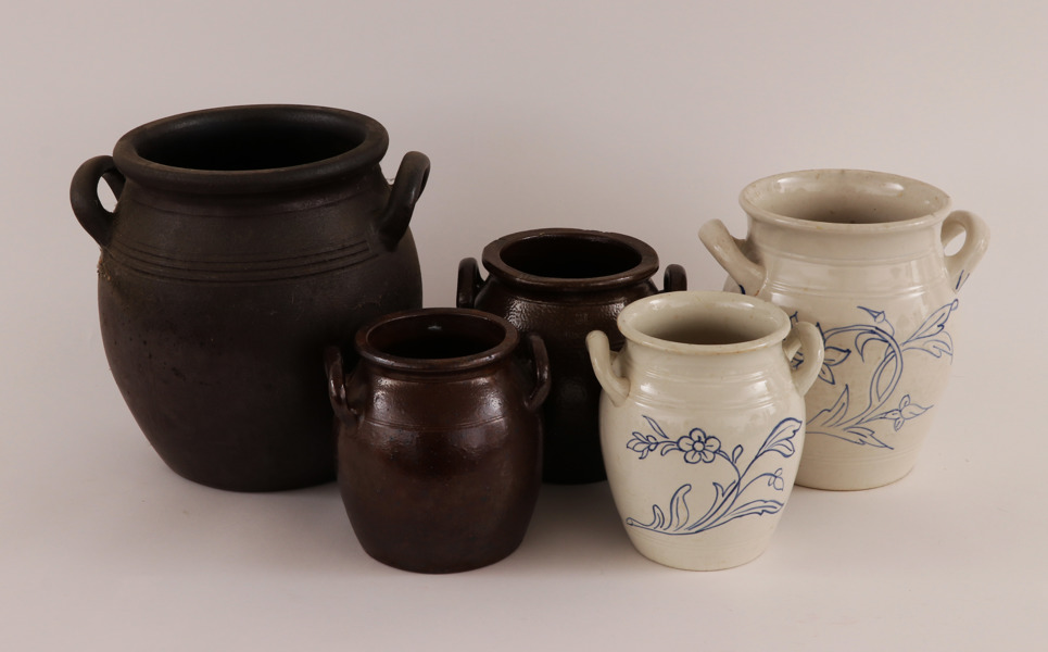 Syltkrukor 5st, 1900-talets första hälft