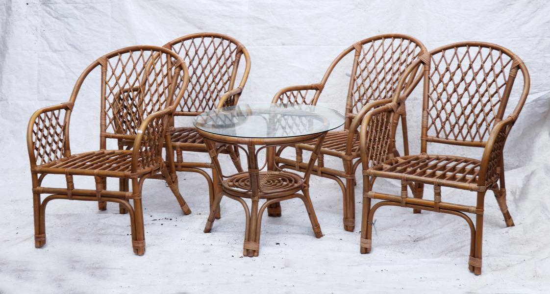 Altanmöbel 5 delar, 1900-tlaets slut