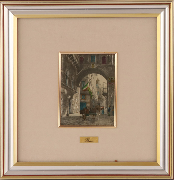 Delvis bemålad sterlingsilverplåt, Creazioni Artistiche, Itailen