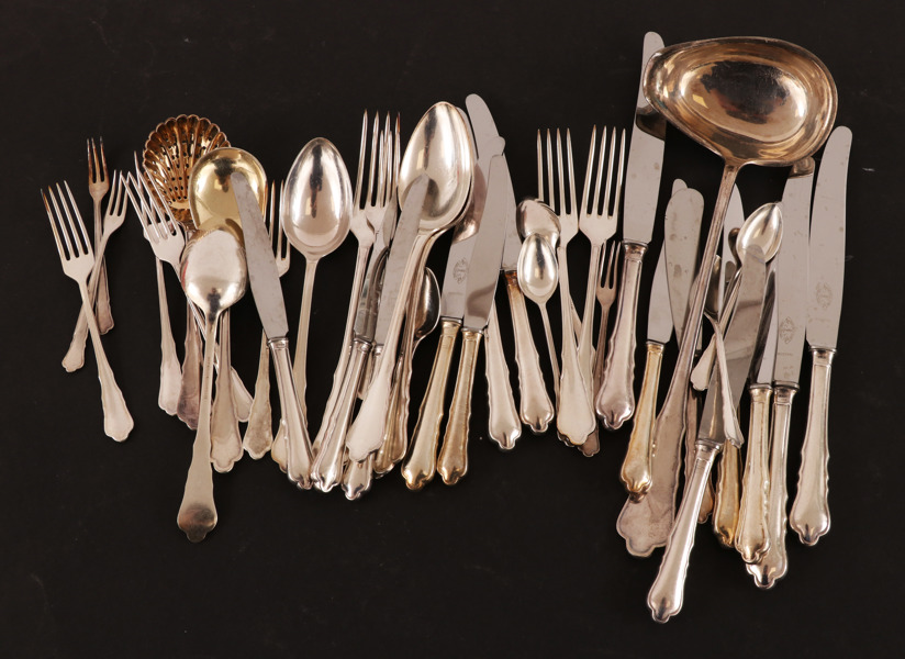 Bestickservisdelar 39st, "Chippendale"