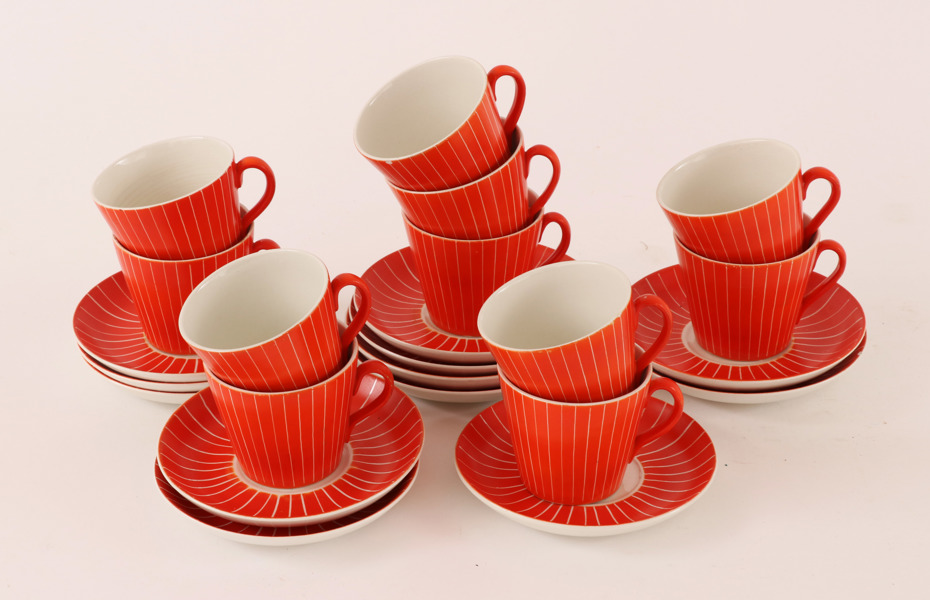 Kaffeservisdelar, "Zenit", Helmer Ringström för Gefle