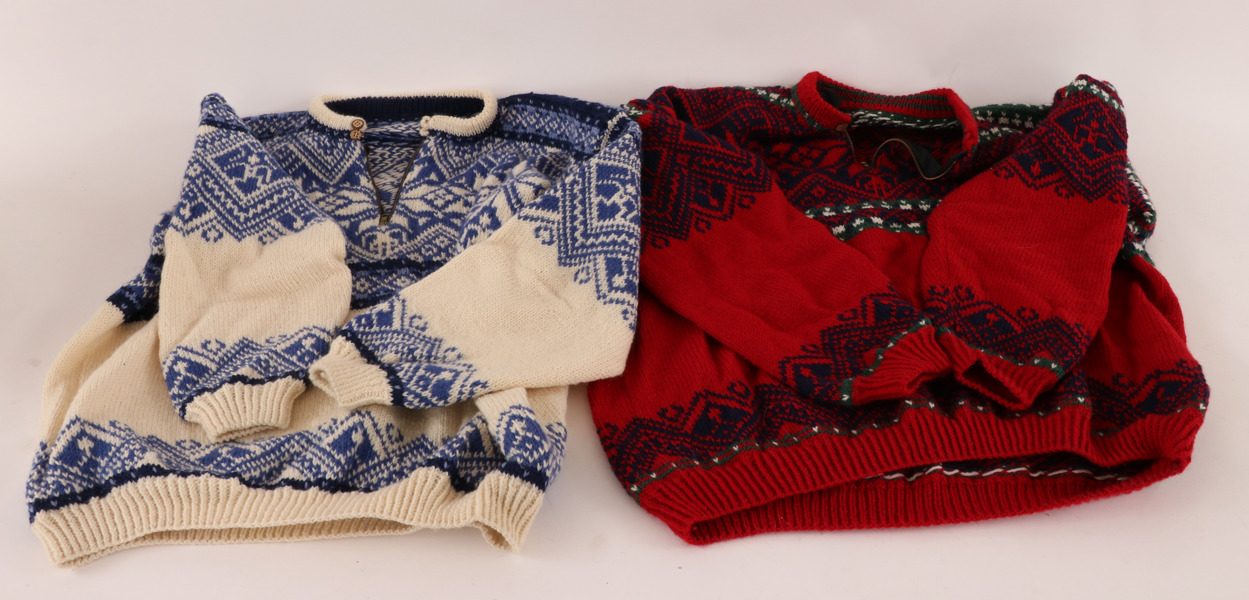 Stickade tröjor 2st