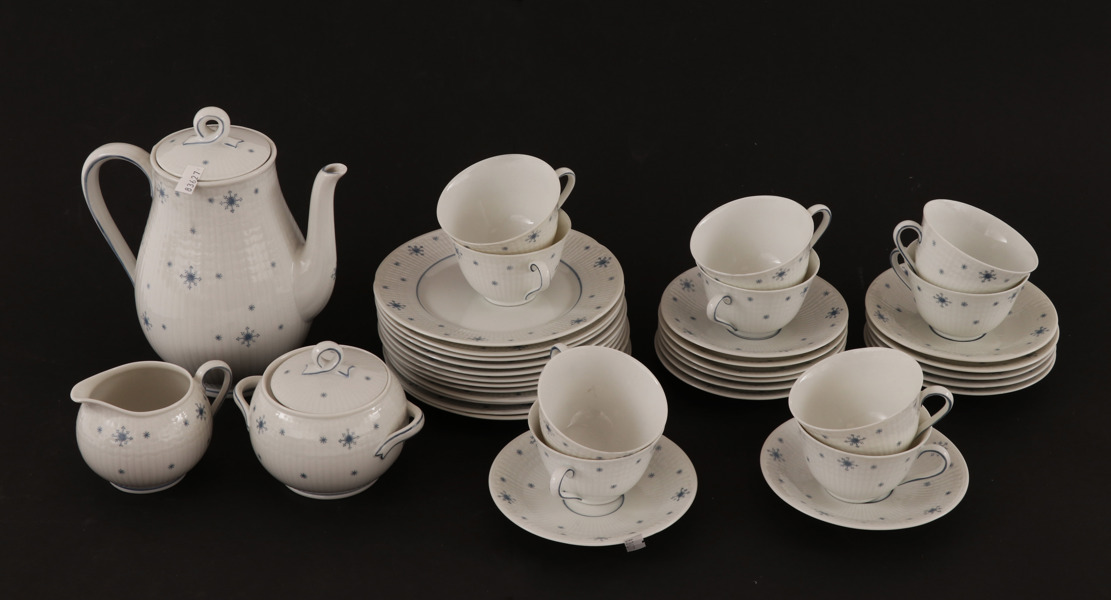 Kaffeservis, "Snöflinga", Rörstrand