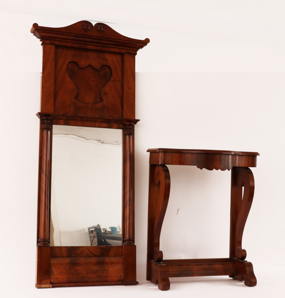 Spegel med konsolbord, Karl Johan, 1800-tal