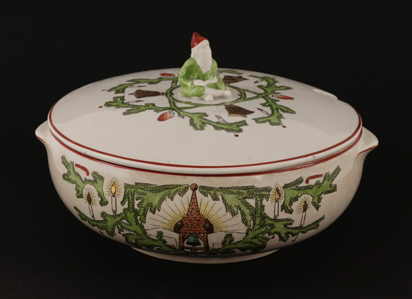 Terrin med lock, Rörstrand, tidigt 1900-tal