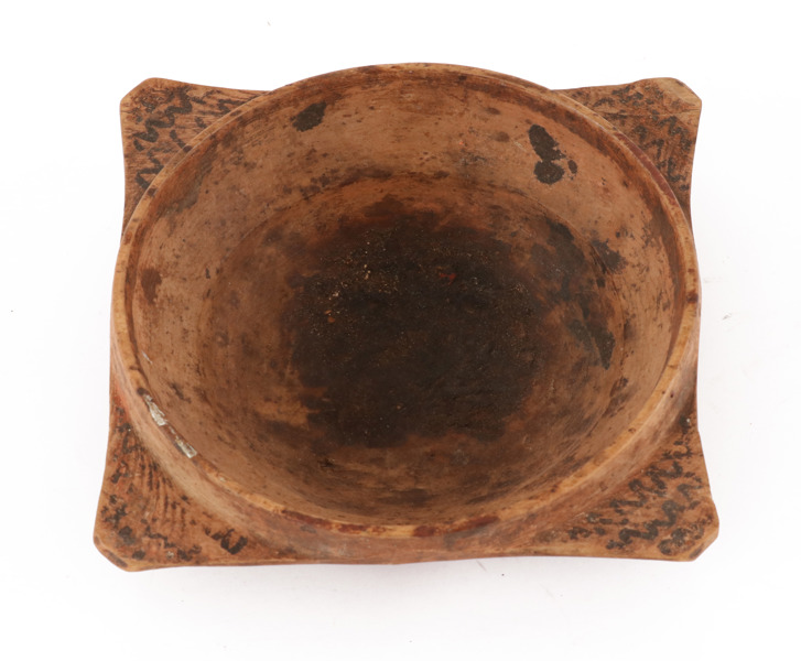 Skål med snibbar, allmoge, 1800-tal