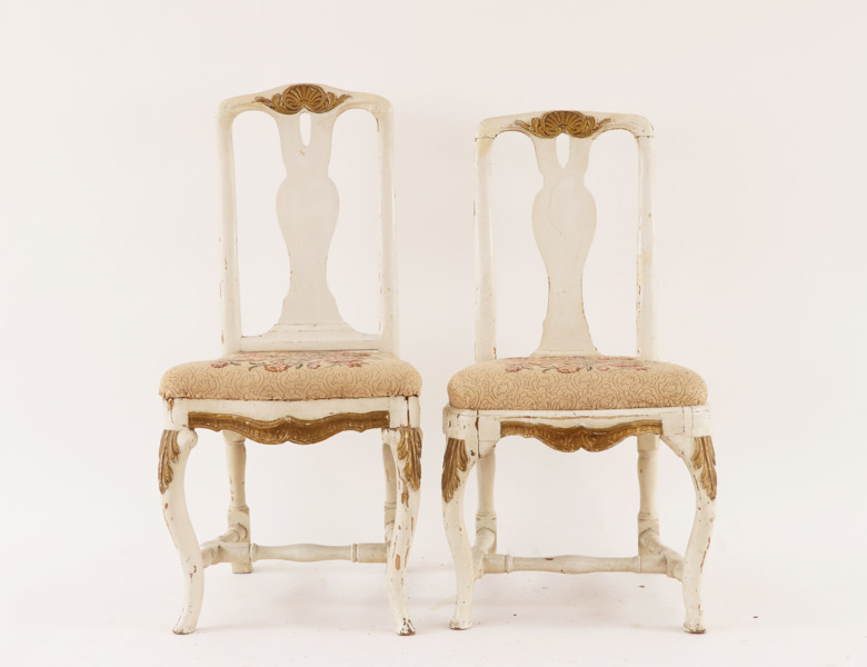 Stolar 2st, rokoko, 1700-tal