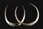 Halsringar 2st, sterlingsilver