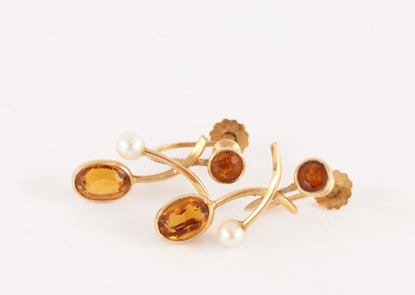 Örhängen ett par, 18k