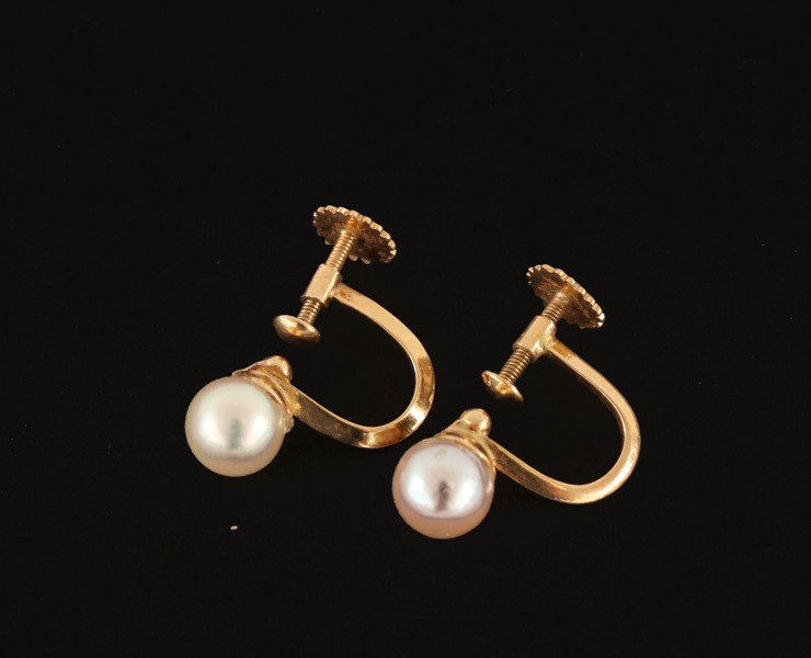 Örhängen ett par, 18k