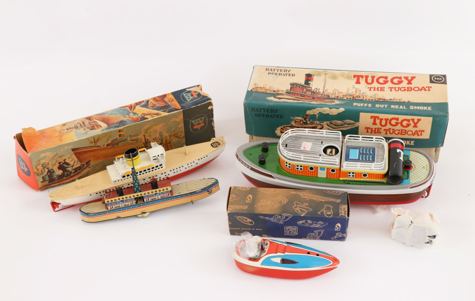 Leksaksbåtar 4 delar