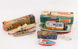 Leksaksbåtar 4 delar