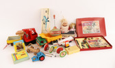Parti äldre leksaker