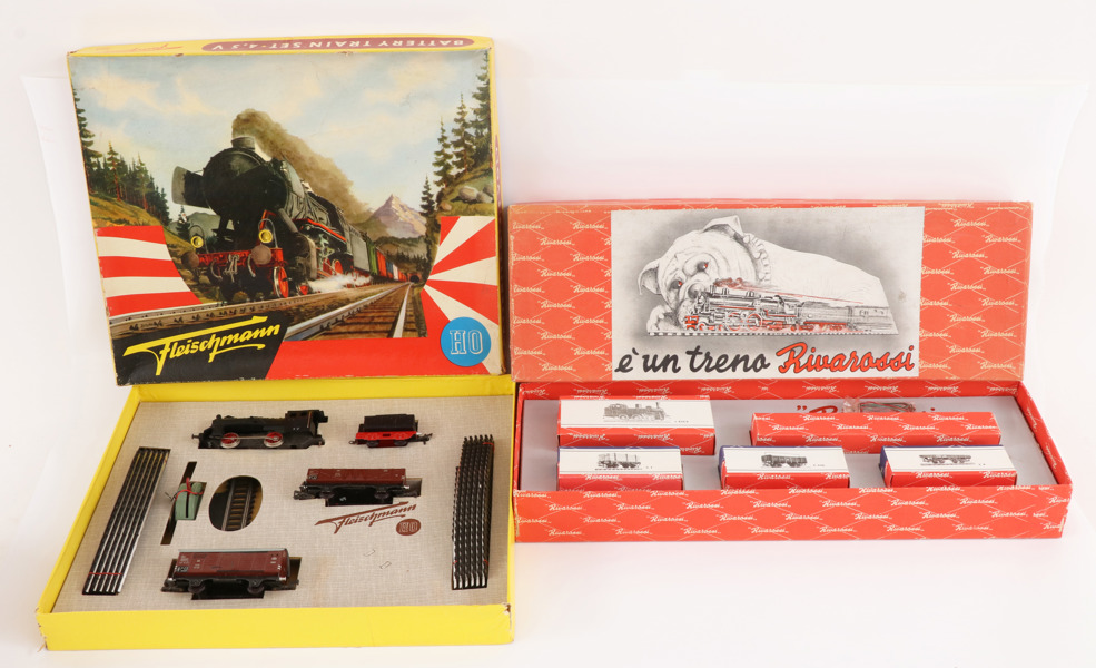 Tågbanor 2st, Rivarossi samt Fleischmann