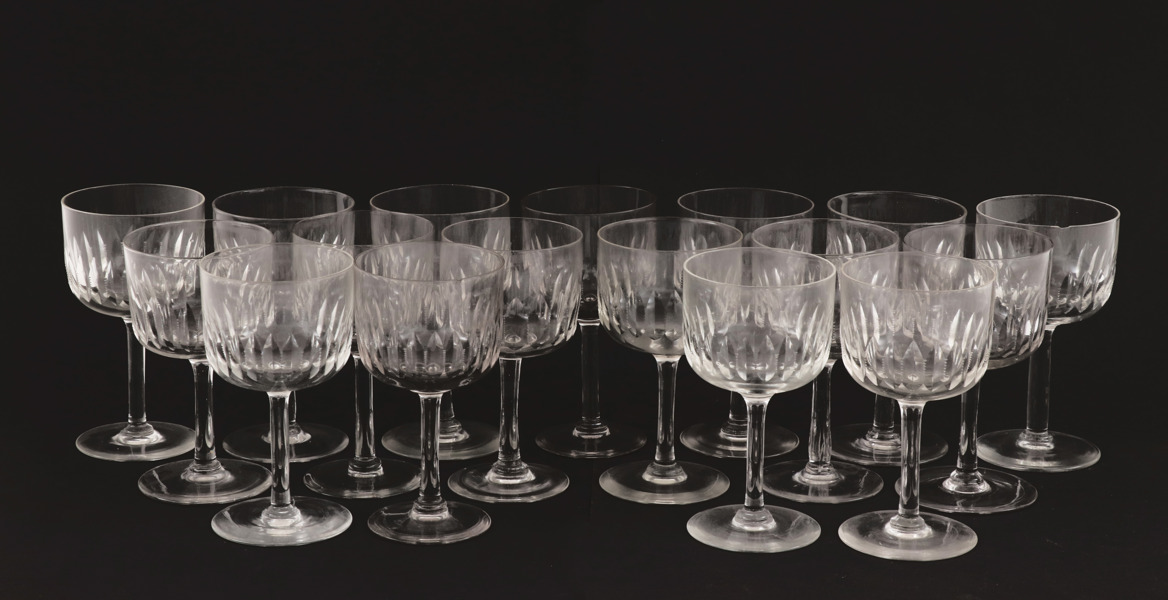 Vinglas 17st, 1900-talets första hälft