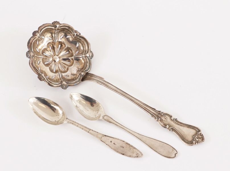 Silver 3 delar, 1800-tal