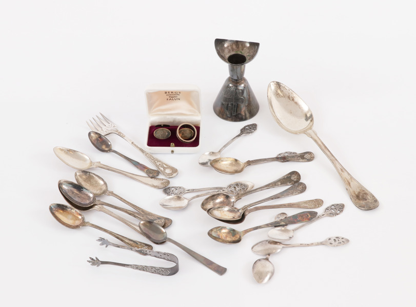 Parti silverföremål