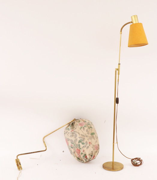 Vägg- samt bordslampa, 1950/60-tal