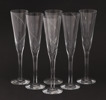 Champagneglas 6st, "Line", Anna Ehrner för Kosta
